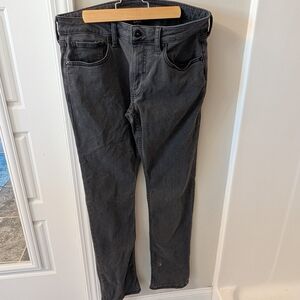 True Classic Slim Fit Jeans – Gray Wash Stretch Denim (30x30)